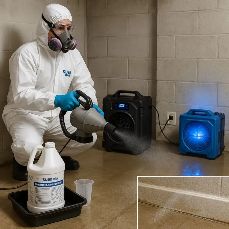 Sanitization and Odor Removal process in Mountain View, MO